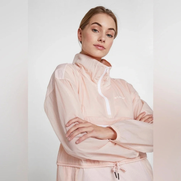Columbia Berg Lake Anorak in light peach  colour XS - Picture 3 of 13